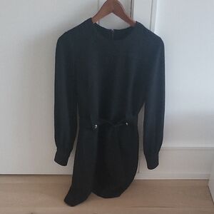 Club Monaco Classic Black Long Sleeve Dress